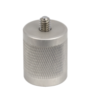adapter: bottom 5/8" int. <-> top diff. threads available, 25x30 mm