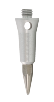 Tip for prism/GNSS pole, Ø32 x 100 mm, 5/8", aluminium/V2A