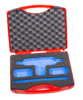 Transport case: Apex, plastic, red, with cut-outs for Apex
