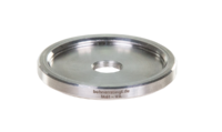 centering plate for Ø 33 mm bases, stainless steel